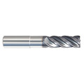 Zoro Select Cor Rad End Mill, 3/8", Carb, 0" rad 294-004051