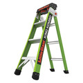 Little Giant Ladders Multipurpose Ladder, Extension, Stepladder Configuration, 6 ft 10 in, Fiberglass 13470-001