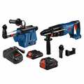 Bosch Cordless Rotary Hammer Kit, 18.0, 8.0Ah GBH18V-26DK26GDE