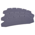 Msa Safety Sweatband, Polyester, Gray 10194761