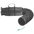 Allegro Industries Statically Conductive Duct, Black, 25 ft L 9550-25EXSB