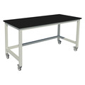Instock Adjustable Table, 2000 lb. Cap., 84"W, 36"H GRHD-8424-CFP