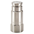 Parker Hydraulic Quick Connect Hose Coupling, 316 Stainless Steel Body, Push-to-Connect Lock, FS Series FS-252-4FP