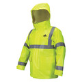 Mcr Safety Flame Resistant Rain Jacket, 53" Chest BJ238JHL