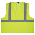 Mcr Safety High Visibility Vest, XL Size, Unisex, Number of Pockets (Inside): 0 V2CL2MLXL