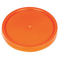 Basco Plastic Pail Lid, Orange, Plastic ROP2100CVR-TT-OR
