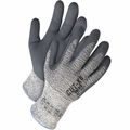 Bdg Grey HPPE Cut Resistant Grey Sandy Nitrile Palm, Shrink Wrapped, Size XL (10) 99-1-9626-10-K
