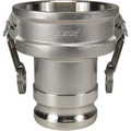 Dixon Cam and Groove Adapter, 3", 4", 316 SS G4030-DA-SS