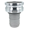 Zoro Select Cam and Groove Adapter, 4", Aluminum PLE28