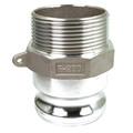 Zoro Select Cam and Groove Adapter, 2-1/2", Aluminum, Plug Length: 2" PLE36