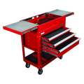 Westward WESTWARD Tool Utility Cart, 3-Drawers, Powder Coated Red, 35.5" W x 21" D x 45.5" H 55NJ77