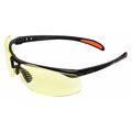 Honeywell Uvex Safety Glasses, Amber Anti-Fog, Hydrophilic, Hydrophobic, Scratch-Resistant S4222HS