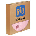 Pig Sorbents, 5 gal, 22 in Dia., Universal, Pink, Polypropylene MAT355