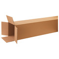 Zoro Select Tall Corrugated Boxes, 12" x 12" x 52", Kraft, 15/Bundle 55VG87