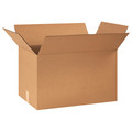 Zoro Select Corrugated Boxes, 26" x 16" x 16", Kraft, 15/Bundle 55VH94