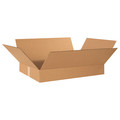 Zoro Select Flat Corrugated Boxes, 19" x 12" x 3", Kraft, 25/Bundle 55VH50