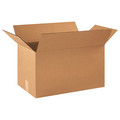 Zoro Select Corrugated Boxes, 21" x 13" x 13", Kraft, 20/Bundle 55VH64
