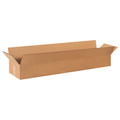 Zoro Select Corrugated Boxes, 42" x 11" x 6", Kraft, 20/Bundle 55VJ66