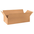 Zoro Select Corrugated Boxes, 36" x 20" x 12", Kraft, 15/Bundle 55VJ49