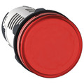 Schneider Electric Pilot Light, 230 to 240VAC, Red, LED Lamp XB7EV04MP