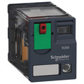 Schneider Electric Relay, 240V AC Coil Volts, Square, 14 Pin, 4PDT RXM4GB2U7