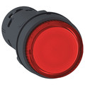 Schneider Electric Push-button, 22 mm, Red XB7NW34B1