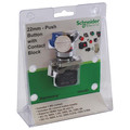 Schneider Electric Push Button, 22 mm, 1NO, Universal XB4AB1