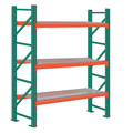 Lyon Pallet Rack Starter Unit, Teardrop, Roll Formed Style, 144 in H, 108 in W, 42 in D 97SWD120042144