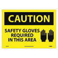 Nmc Caution Safety Gloves Required In This Area Sign C601PB