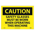 Nmc Caution Safety Glasses Must Be Worn At All Times Sign C599PB