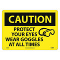 Nmc Caution Protect Your Eyes Sign C588RB