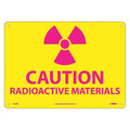 Nmc Caution Radioactive Materials Sign R25RB