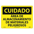 Nmc Caution Restricted Area Sign - Spanish, SPC310RB SPC310RB