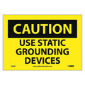 Nmc Caution Use Static Grounding Devices Sign, C405P C405P