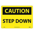 Nmc Caution Step Down Sign, C400AB C400AB