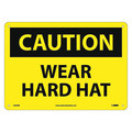 Nmc Caution Wear Hard Hat Sign C650RB