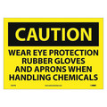Nmc Caution Wear Ppe When Handling Chemicals Sign C647PB
