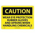Nmc Caution Wear Ppe When Handling Chemicals Sign C647RB