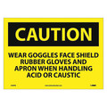Nmc Caution Wear Ppe When Handling Chemicals Sign C649PB