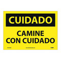 Nmc Caution Watch Your Step Sign - Spanish, SPC203PB SPC203PB