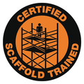 Nmc Certified Scaffold Trained Label, Pk25 HH68R
