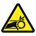 Nmc Chain Drive Entanglement Hazard Iso Label, Pk5 ISO447AP