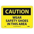 Nmc Caution Wear Safety Shoes In This Area Sign C379R