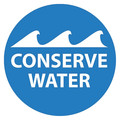 Nmc Conserve Water Hard Hat Emblem, Pk25 HH93