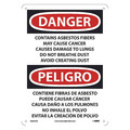 Nmc Contains Fibers May Cause Cancer Avoid Creating Dust Sign, Bili, ESD24AB ESD24AB