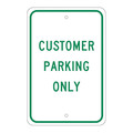 Nmc Customer Parking Only Sign, TM51J TM51J