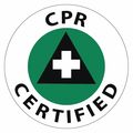 Nmc CPR Certified Hard Hat Emblem, Pk25, Language: English HH88R
