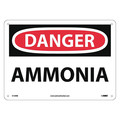 Nmc Danger Ammonia Sign, D129RB D129RB