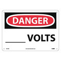 Nmc Danger ___ Volts Sign, D421RB D421RB