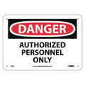 Nmc Danger Authorized Personnel Only Sign, D9A D9A
